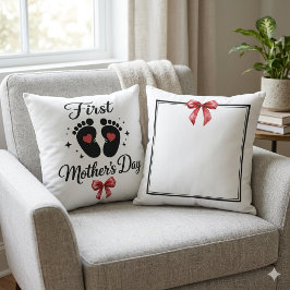 Almofada Arco Vermelho Moderno Tipografia Personalizada par