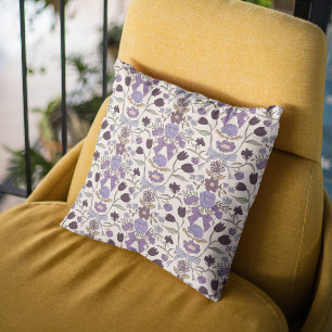 Almofada Arcos roxos e Blossomo Boho
