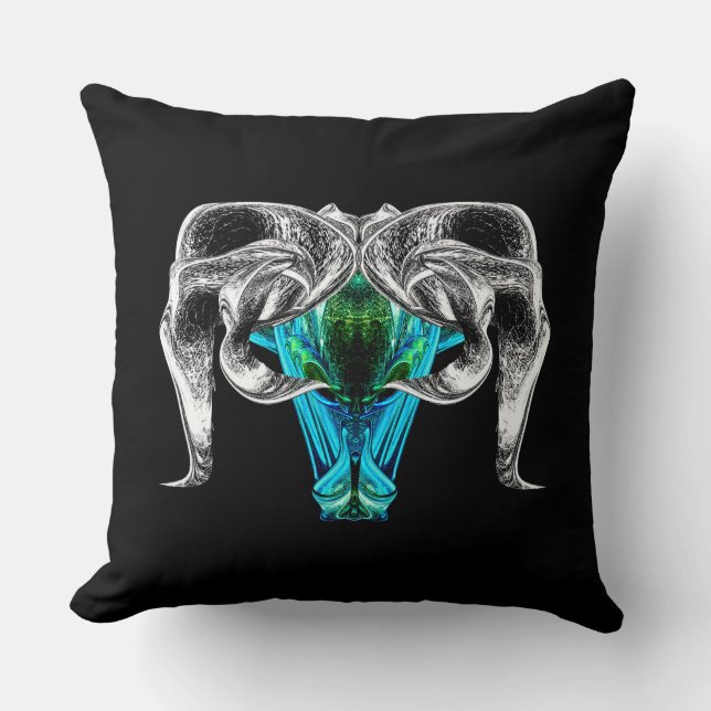 Almofada Aries – Minimalist Zodiac Decorative Pillow (Frente)