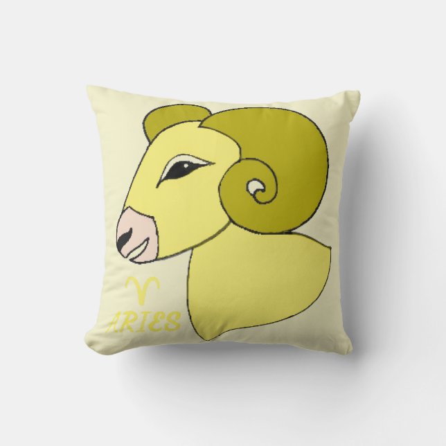 Almofada Aries Reversible Travesseiro decorativo (Frente)