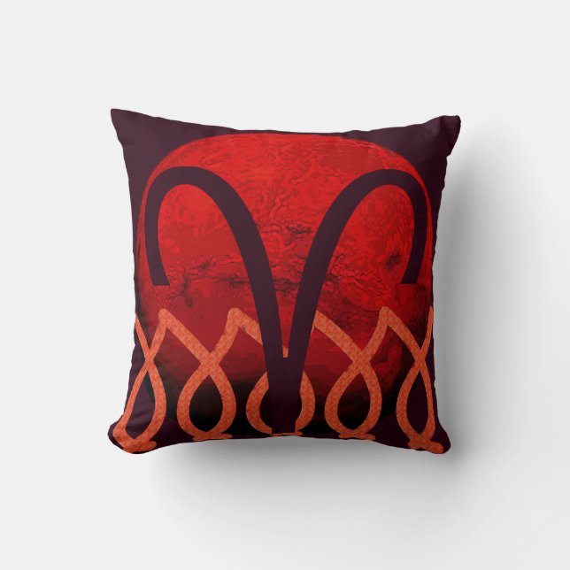 Almofada Aries Throw Pillow (Frente)