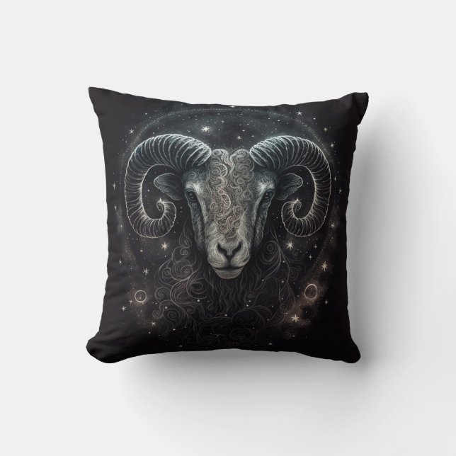 Almofada Aries Zodiac Astrologic (Frente)