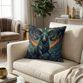 Almofada Aries Zodiac Celestial