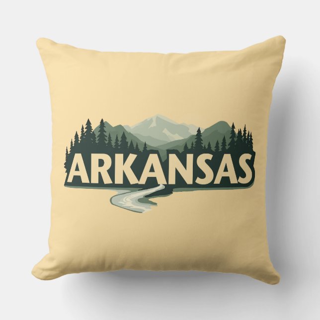 Almofada Arkansas Estados Unidos da América (Frente)