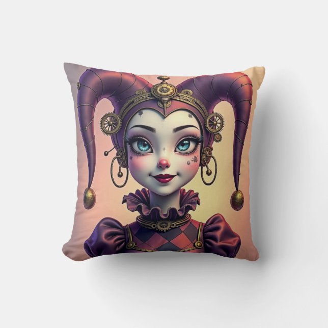 Almofada Arlequim Steampunk (Frente)