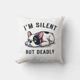 Almofada Armadilhas do Minério Negro e Branco