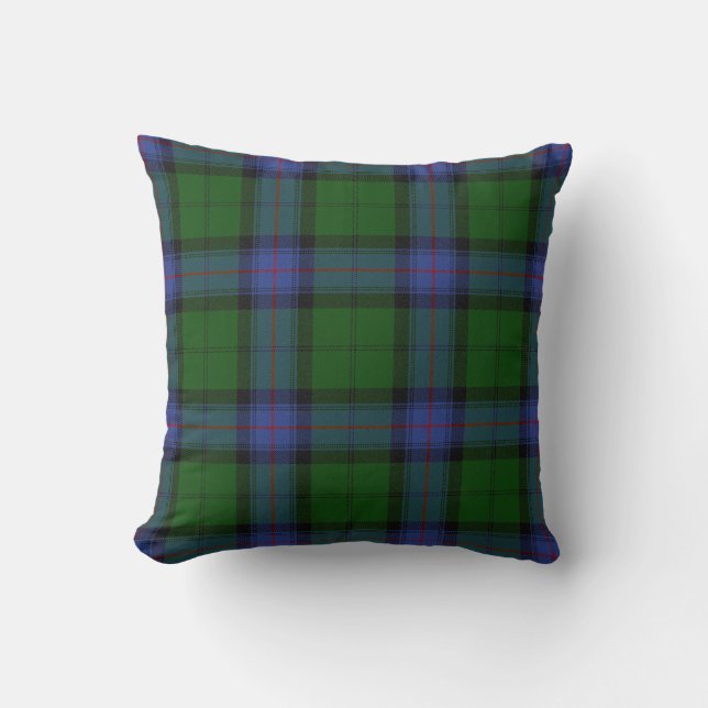 Almofada Armstrong Clan Tartan - Padrão de Xadrez escocês (Frente)