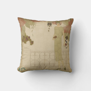 Almofada Art Deco 1920 2010 Olivage Monograma