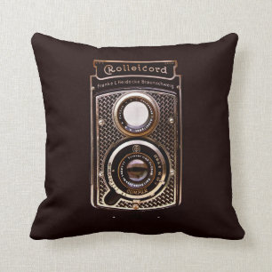 Almofada Art deco antigo do rolleicord da câmera