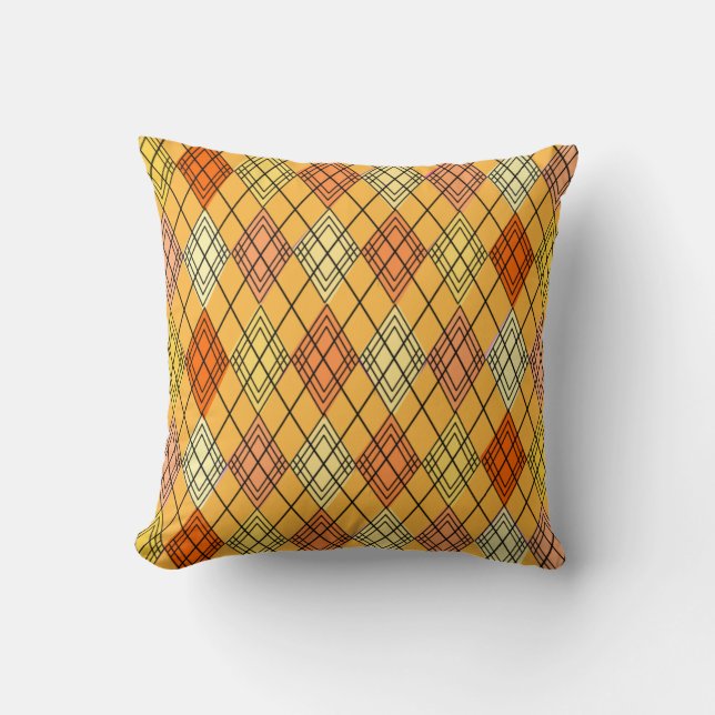 Almofada Art Deco Citrus Argyle (Frente)