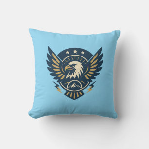 Almofada Art-Deco Eagle Emblem - Crest Geométrico