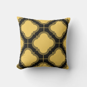 Almofada Art Deco padrão perfeito. Orna de decoração de