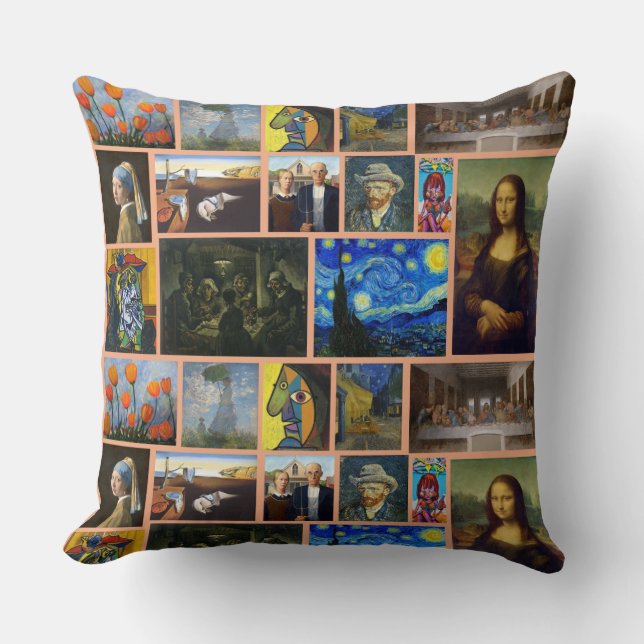 Almofada Art Masterpieces, Tan (Frente)