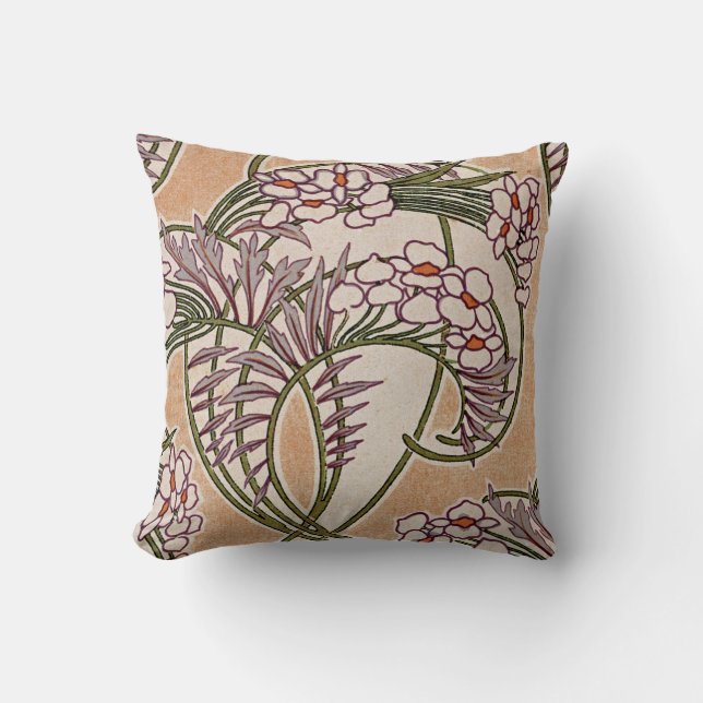 Almofada Art Nouveau Design nº 8 @ VictoriaShaylee (Frente)