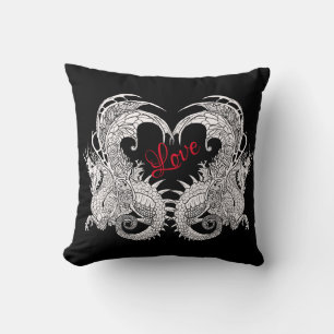 Almofada Art Nouveau estilo Dragon