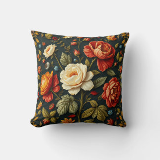Almofada Art Nouveau Floral - Vida ao vivo no florescimento