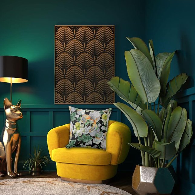 Almofada Art Nouveau Garden Muse Design (Criador carregado)