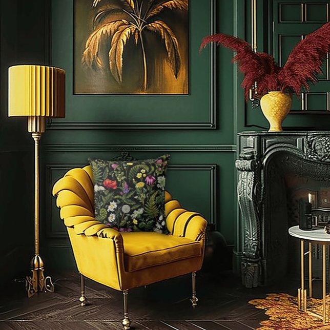 Almofada Art Nouveau Garden Muse Design (Criador carregado)