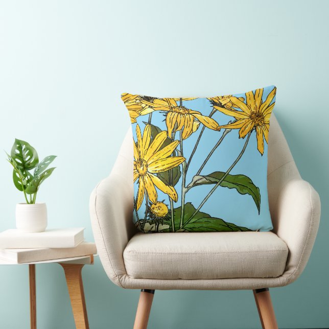 Almofada Art Nouveau Sunflower (Cadeira)