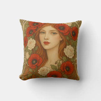 Almofada Art nouveau Throw Pillow