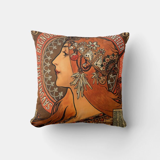 Almofada Art Nouveau ~ Zodiac Cushiks (Frente)