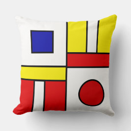 Almofada Arte abstrata estilo Mondrian