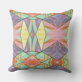 Almofada Arte abstrata moderna boho em mármore