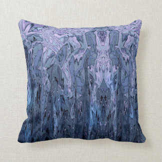 Almofada Arte Abstrata Roxo Azul Periwinkle