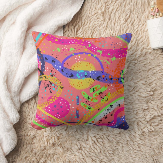 Almofada Arte Abstrata: Sonho Celestial  (Cobertor)