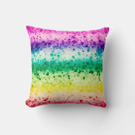 Almofada Arte Abstrato do Rainbow Bruster Modern