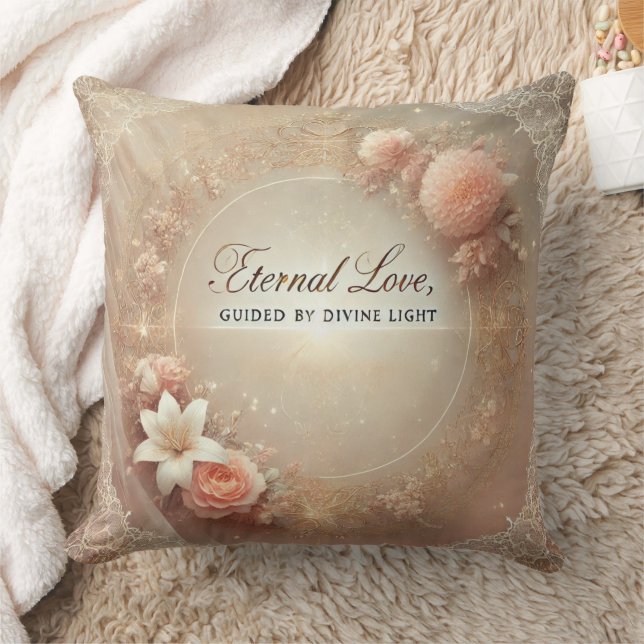 Almofada Arte AI do Amor Eterno (Cobertor)