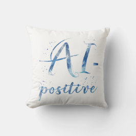 Almofada Arte AI-Positive Text