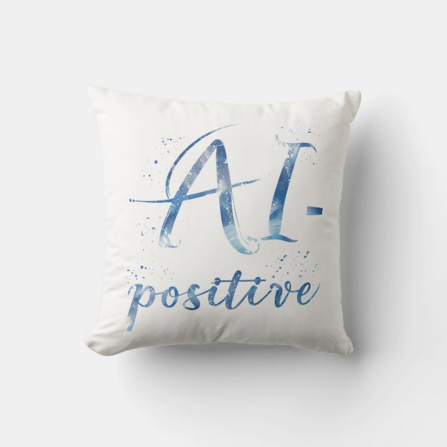 Almofada Arte AI-Positive Text (Frente)