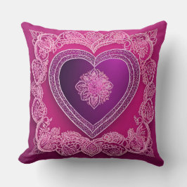 Almofada Arte AI Purple Gummy Heart