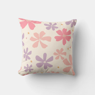 Almofada Arte Botânica de Impressão Floral Elegante para Am