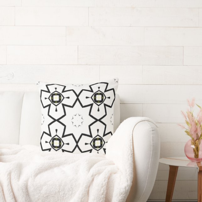 Almofada Arte caleidoscópica do volume um nove (Sofá)