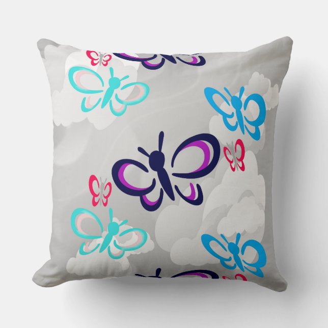 Almofada Arte da Borboleta (Frente)