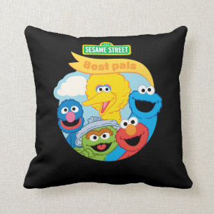 Almofada Arte de Caráter de Rua Sésamo