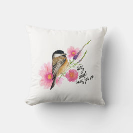 Almofada Arte de Cickadee Cote