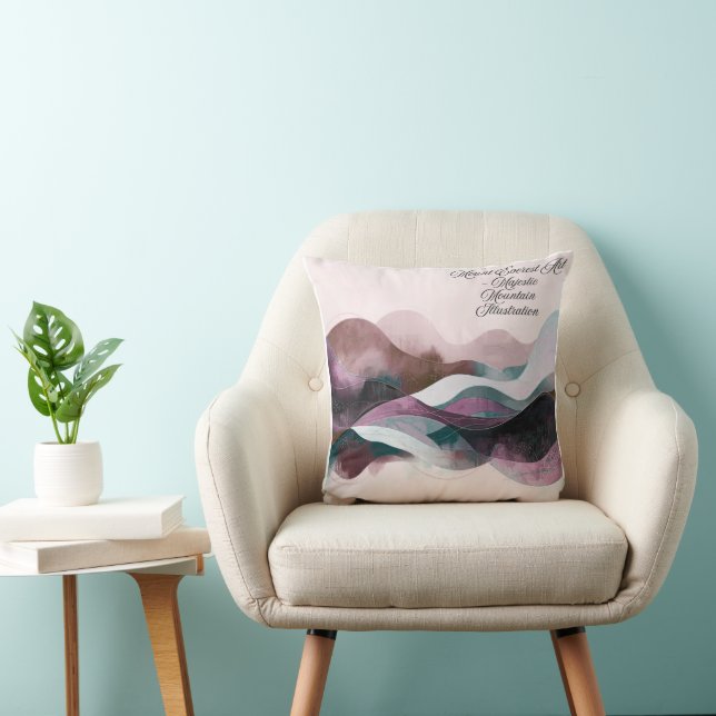 Almofada Arte de Design Abstrato | Minimalista Moderno (Cadeira)
