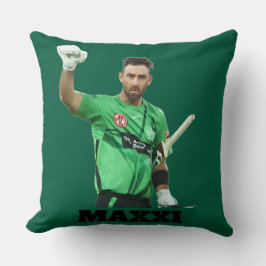 Almofada Arte de Fã de Críquete Glenn Maxwell Melbourne Sta