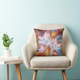 Almofada Arte de flores modernas abstratas
