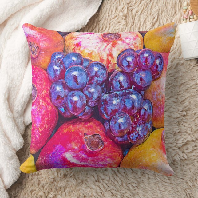 Almofada Arte de fruta estática (Cobertor)