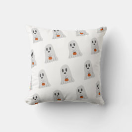 Almofada Arte de Halloween de Fantasma Fofo