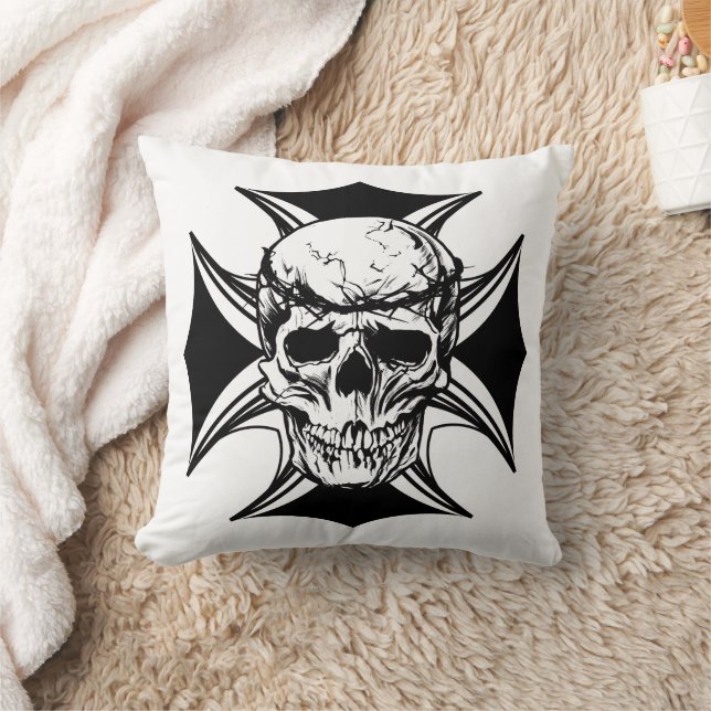 Almofada Arte de ilustração de cruz da coroa do espinho do  (Cobertor)