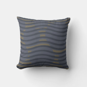 Almofada Arte de linha geométrica abstrato