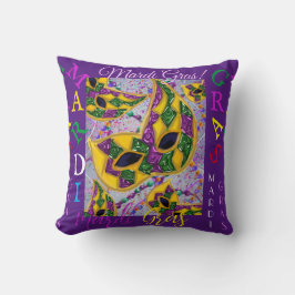 ALMOFADA ARTE DE MARDI GRAS