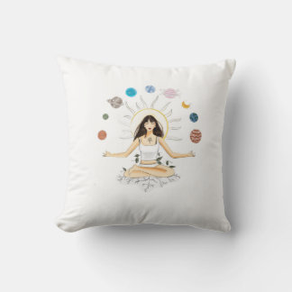 Almofada arte de meditação