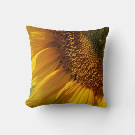 Almofada Arte de Parede de Girassol - Design Floral Amarelo