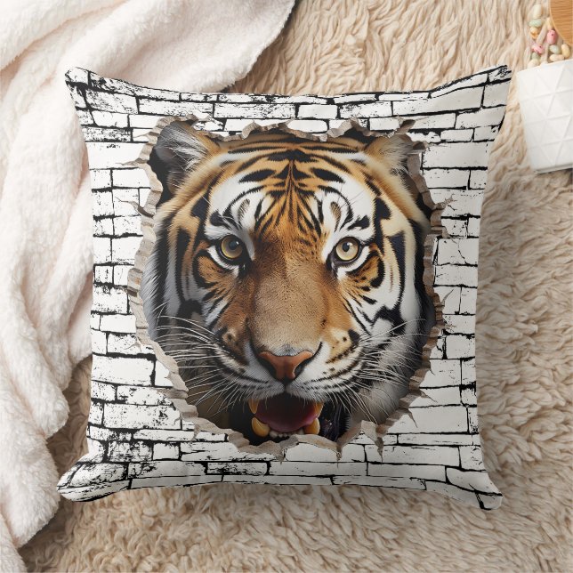 Almofada Arte de Quebra de Parede de Jaguar 3D – Safari Rea (Cobertor)
